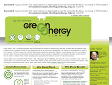 Tablet Screenshot of greenenergysummit.com